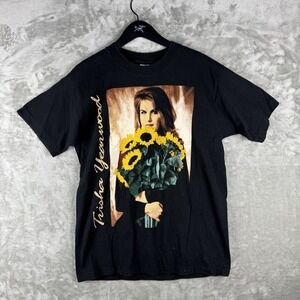 Vintage Trisha Yearwood Country Tour Graphic T-Shirt Size Large 90s USA Cotton